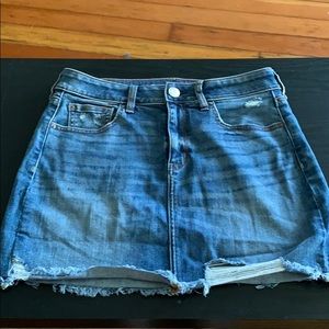 American eagle super stretch denim skirt size 10